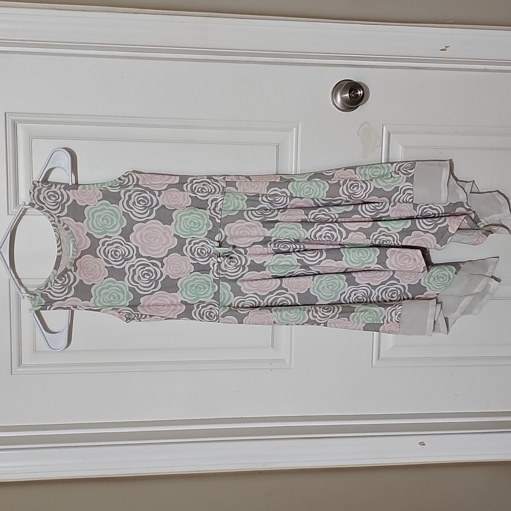 Faded Glory Kids Dress - Pastel Pink, Mint, Gray